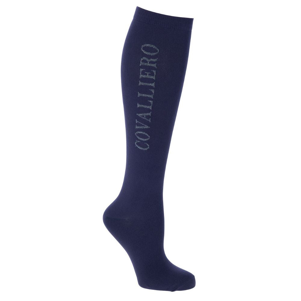 Covalliero Purple Competition Riding Socks