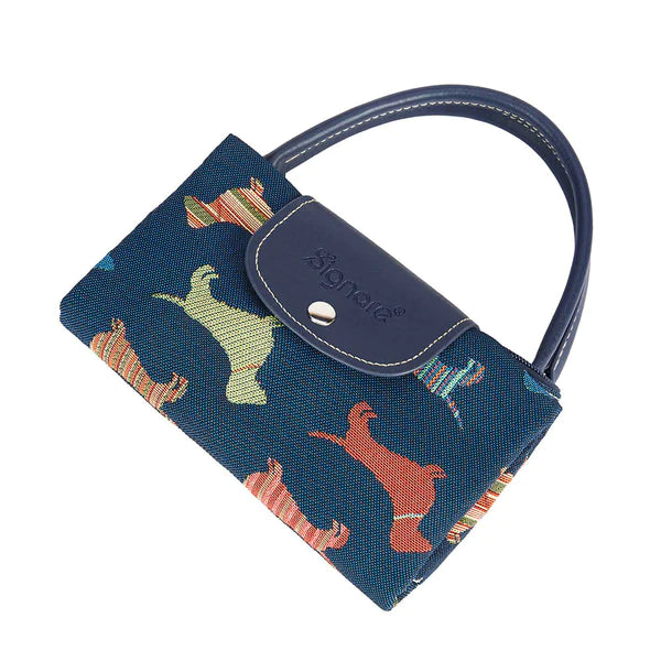 Signare Dachshund Foldaway Bag