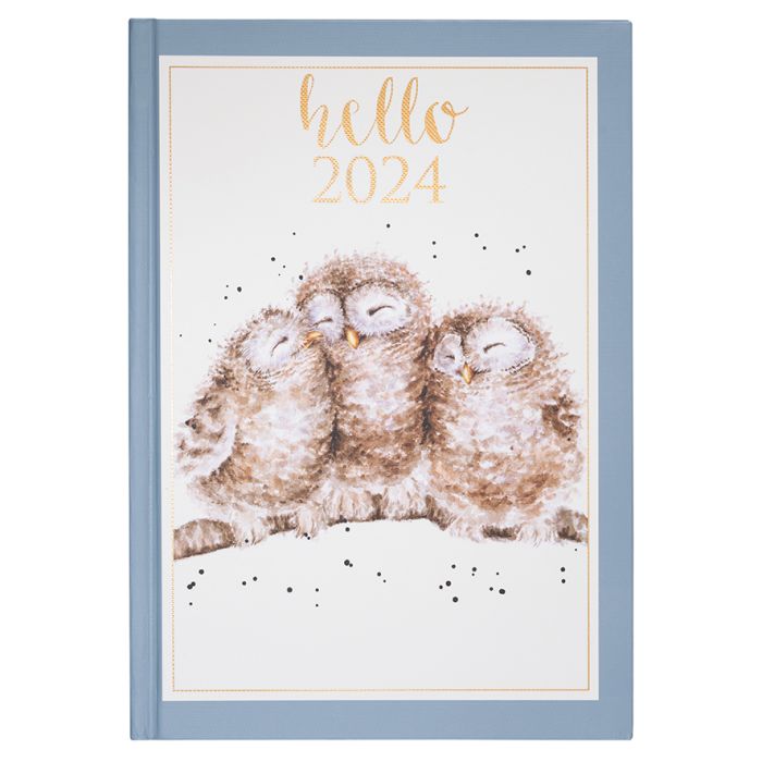 Wrendale 'Owlets' Desk Diary 2024