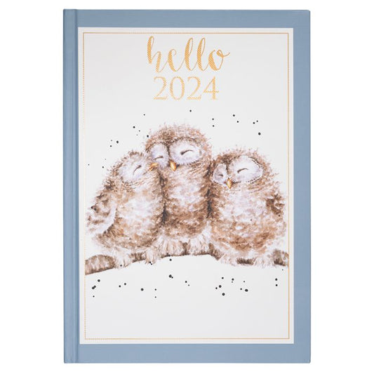 Wrendale 'Owlets' Desk Diary 2024