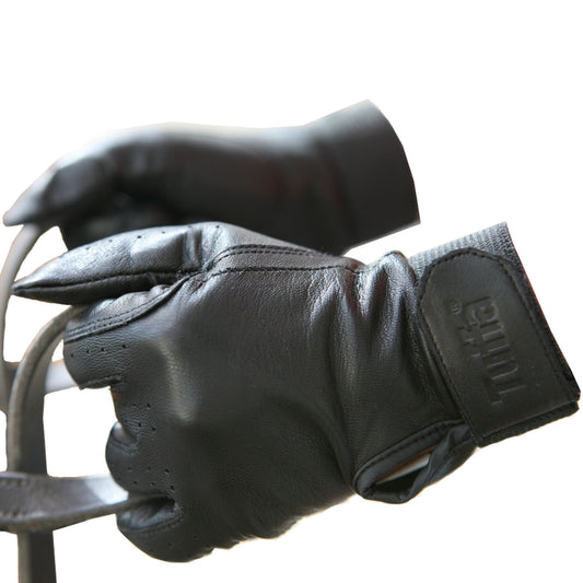 Tuffa Equi-Grip Fine Classic Goatskin Black Gloves