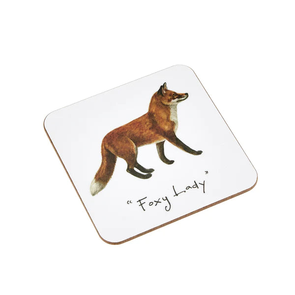 At Home In The Country 'Foxy Lady' Coaster