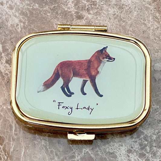 At Home In The Country 'Foxy Lady' Pill Box