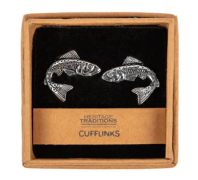 Heritage Cufflinks Salmon