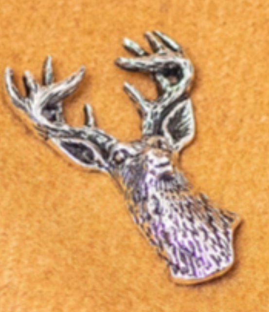 Heritage Pin Badge 3pk Set Salmon, Pheasant, Stag