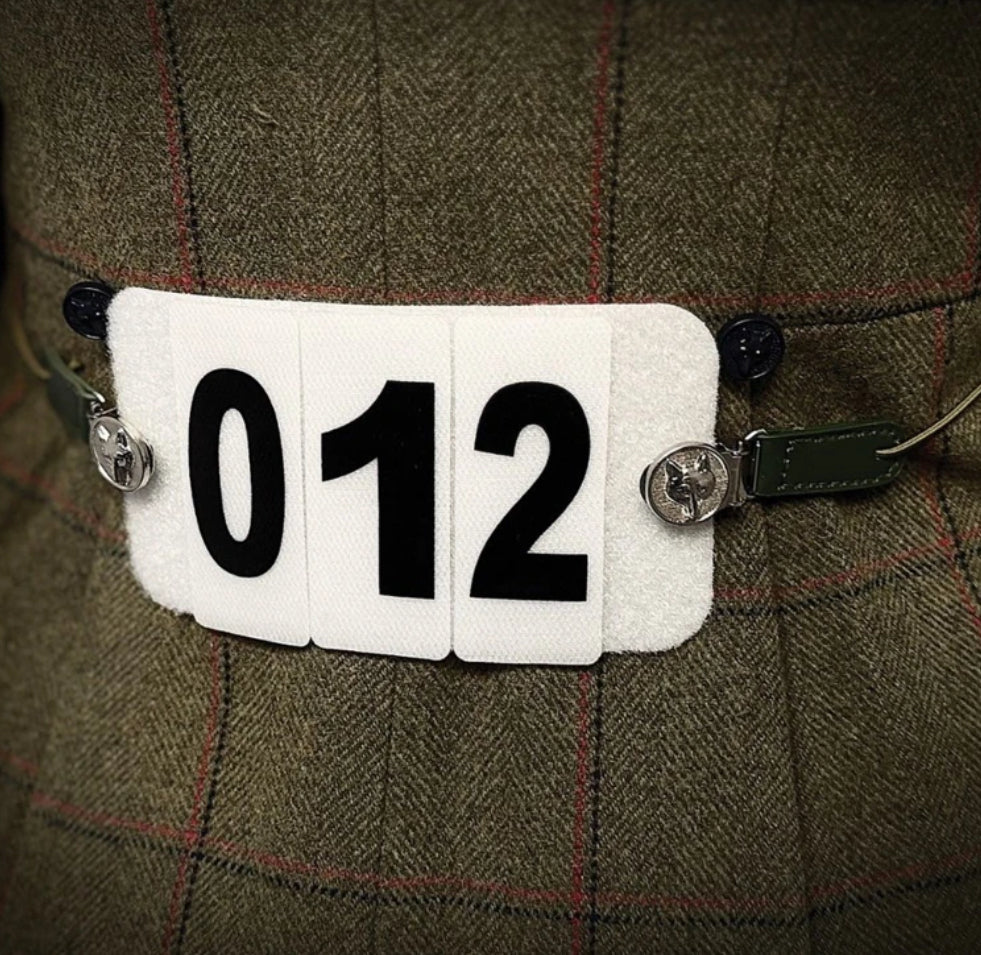 Equetech Showing Competition Number Clips - Adjustable - One Size Fits All