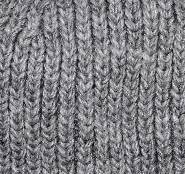 Heritage Fisherman Wool Mix Beanie Oxford Grey