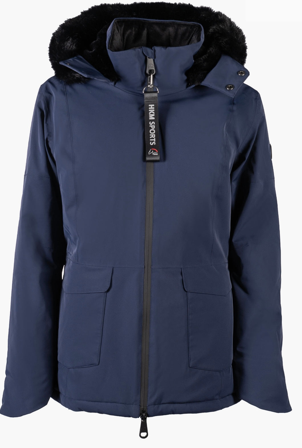 Hkm Riding Jacket Minnesota Navy Blue Waterproof