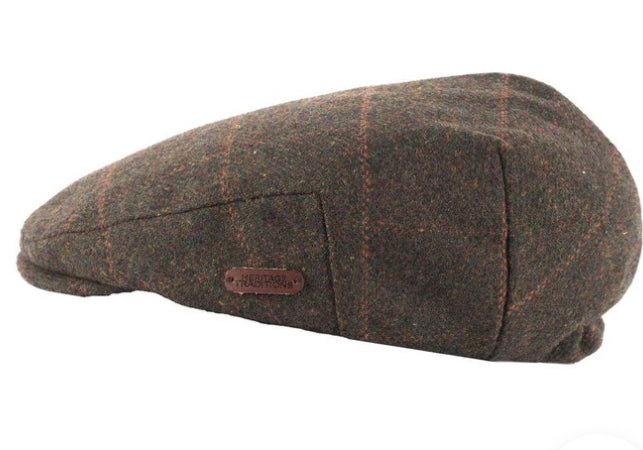 Heritage Flat Cap - Green Box Tweed