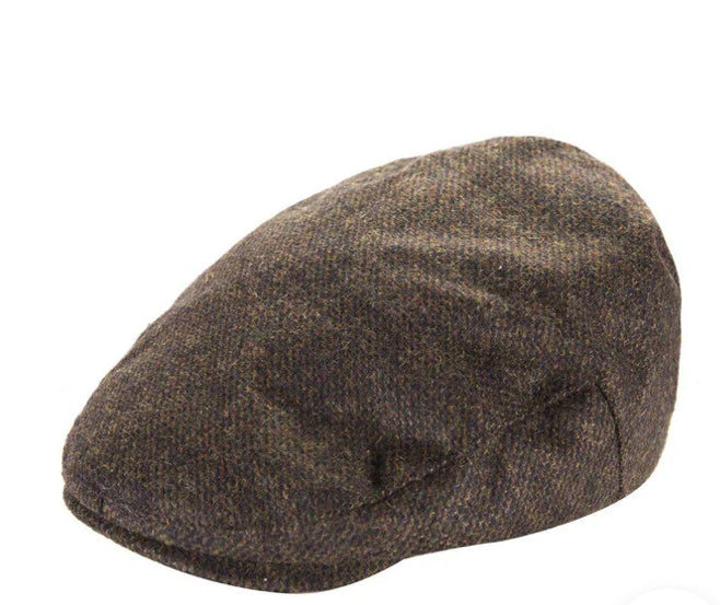 Heritage Flat Cap - Green Box Tweed