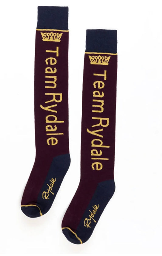 Rydale Team Knee Length Riding Socks Size 4-7