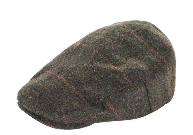 Heritage Flat Cap - Green Box Tweed