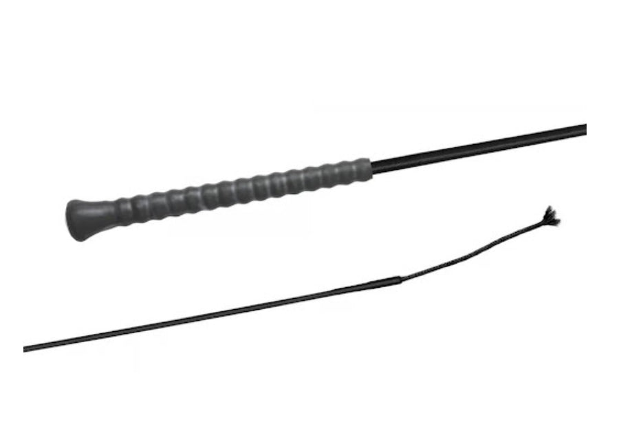 Fleck Carbon Composite Dressage Whip Black