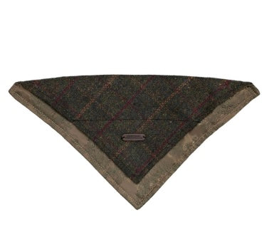 Heritage Hounds Tweed Dog Bandana - Green Box