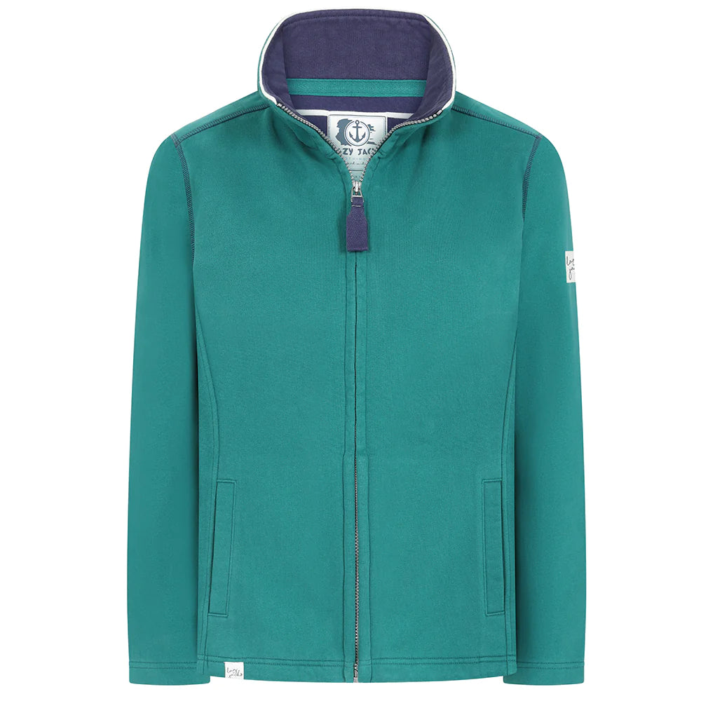 Lazy Jacks Emerald Super Soft Full Zip Sweatshirt