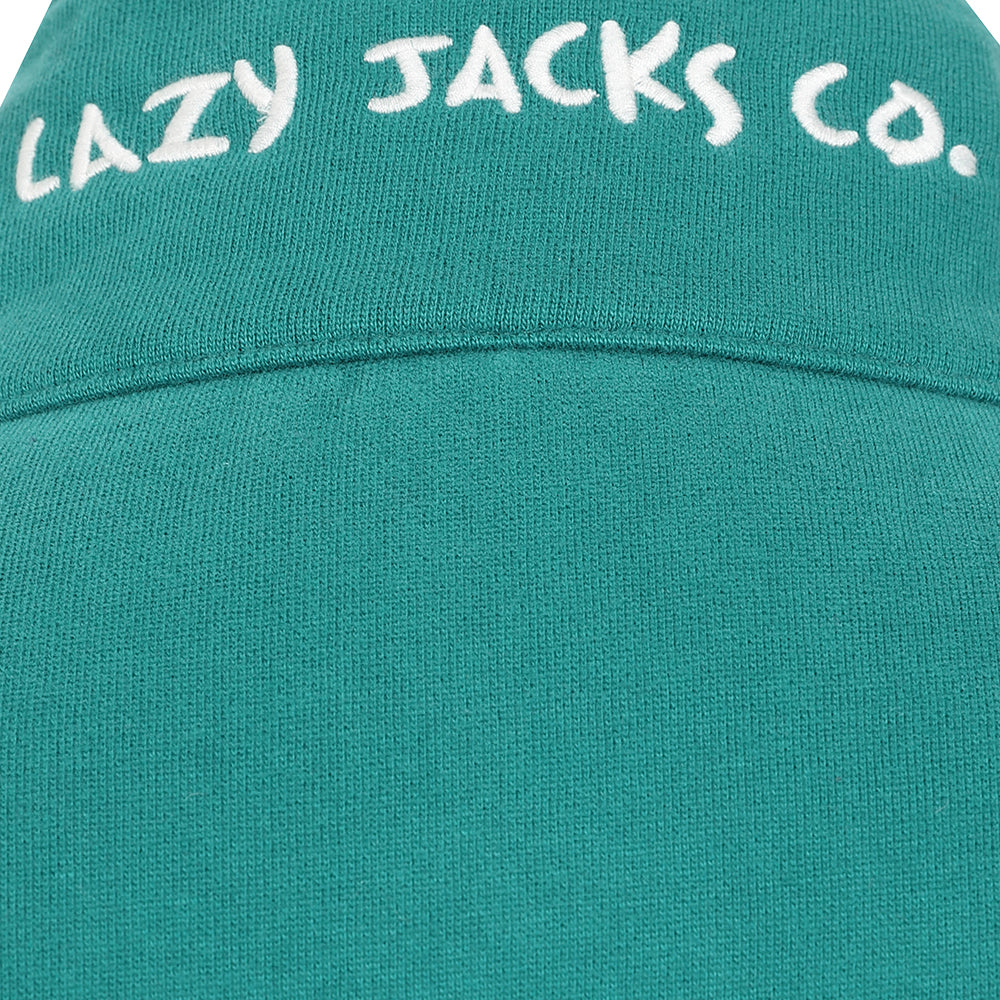 Lazy Jacks Emerald Super Soft Full Zip Sweatshirt