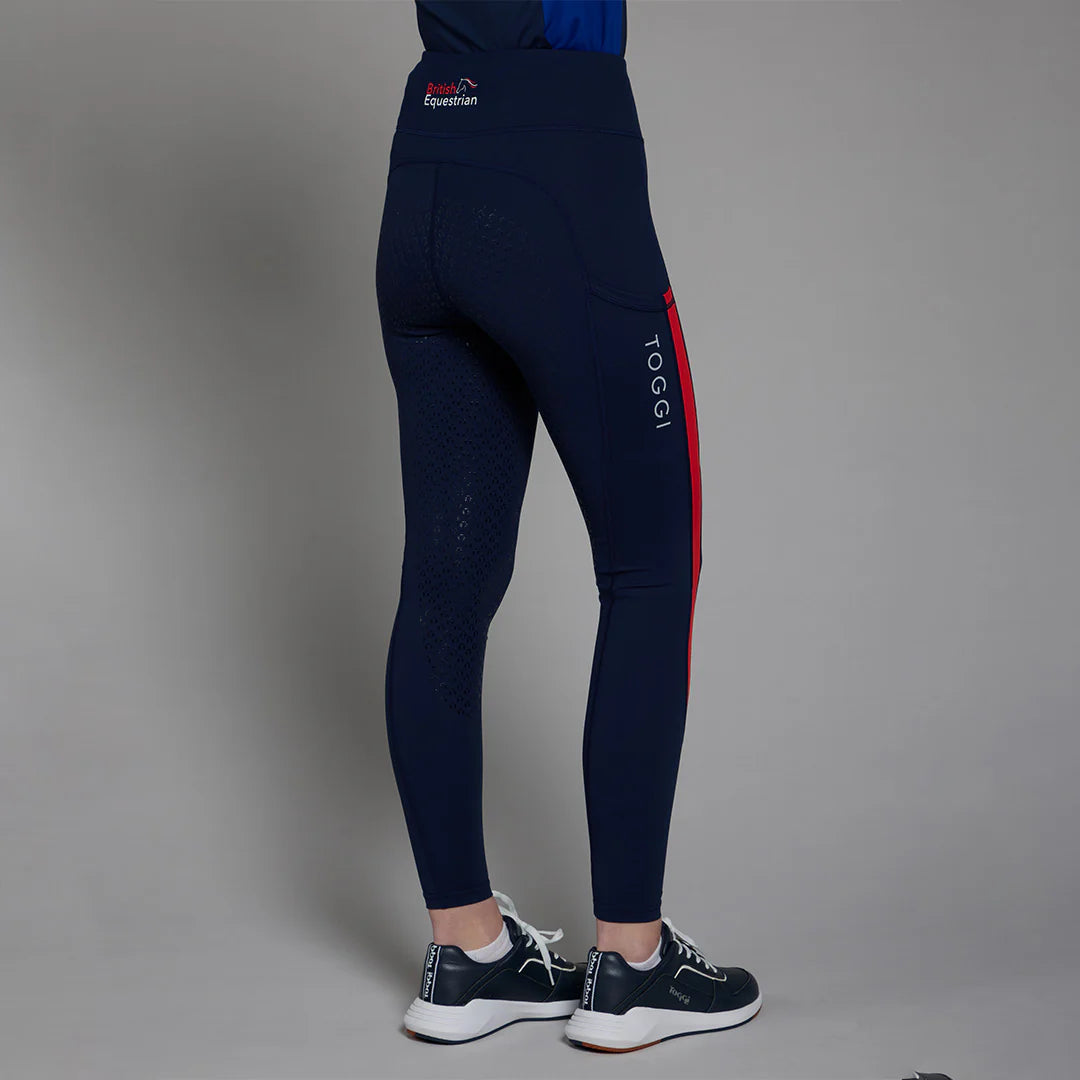 Toggi GBR Sculpter Riding Tights - Navy