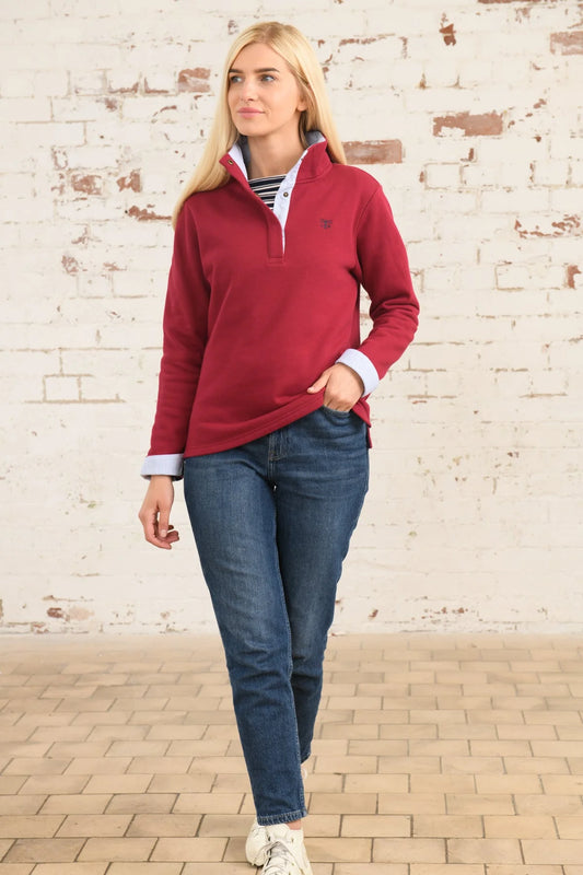 LightHouse Women's Haven Maroon Sweatshirt