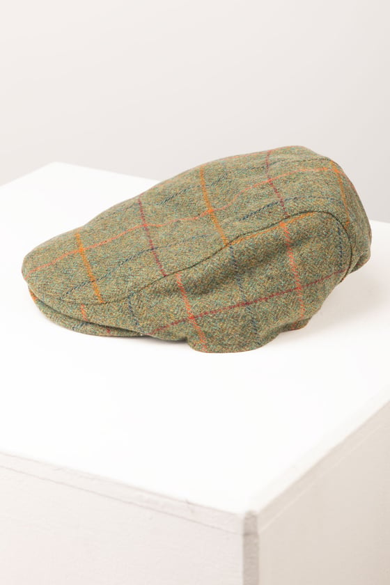 Rydale Tweed Flat Cap - Terrington - Green Check