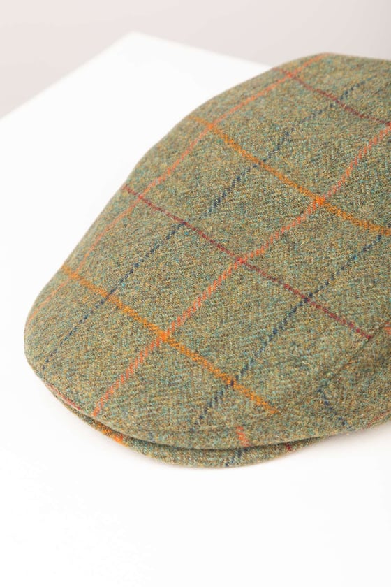 Rydale Tweed Flat Cap - Terrington - Green Check