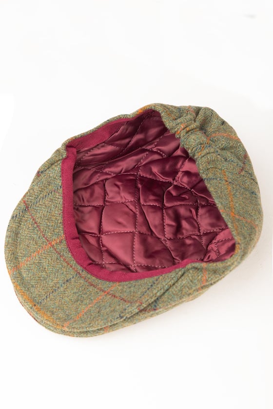 Rydale Tweed Flat Cap - Terrington - Green Check