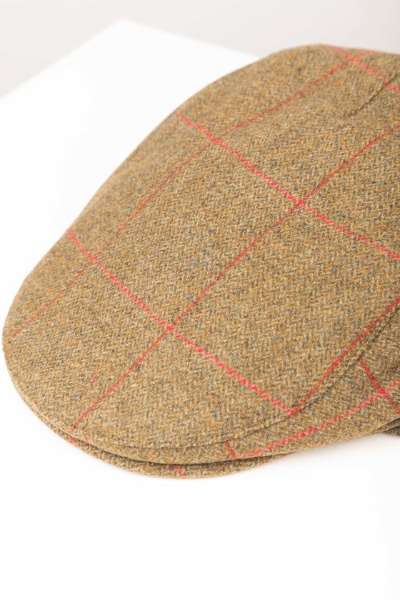 Rydale Tweed Flat Cap - Terrington - Olive Check