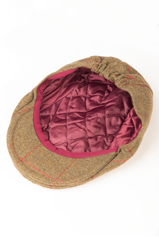 Rydale Tweed Flat Cap - Terrington - Olive Check