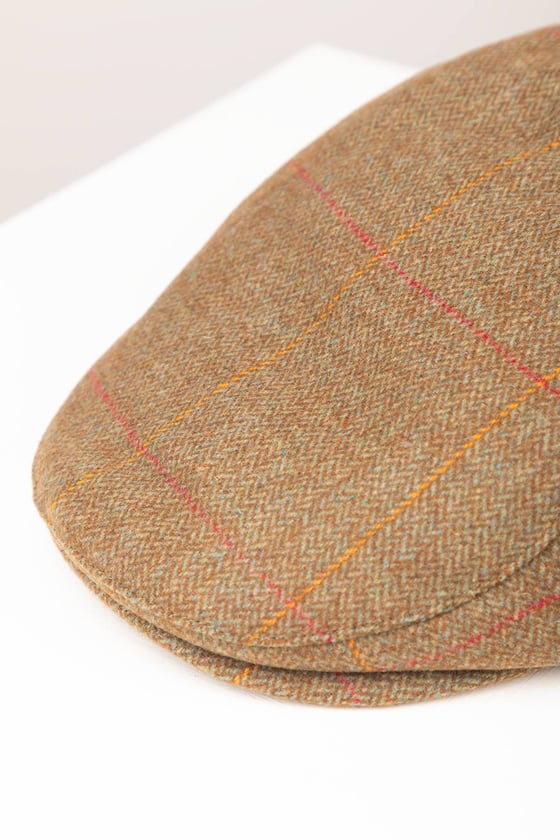 Rydale Tweed Flat Cap - Terrington - Brown Check