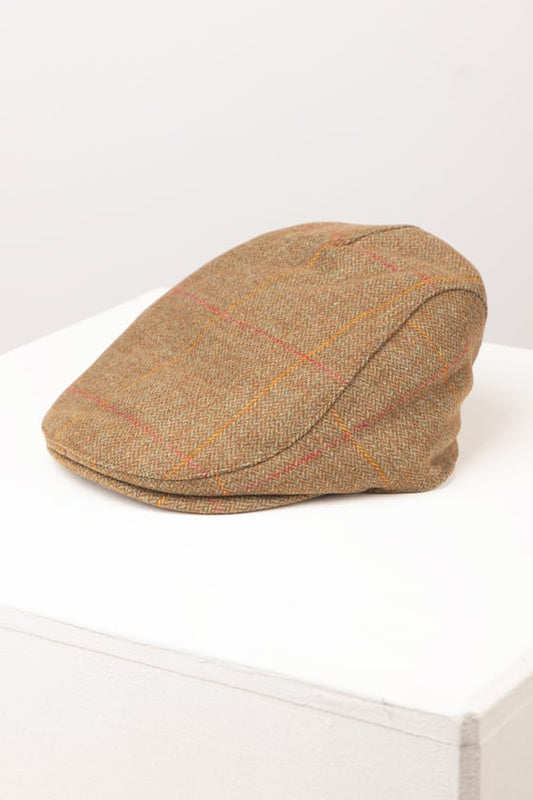 Rydale Tweed Flat Cap - Terrington - Brown Check