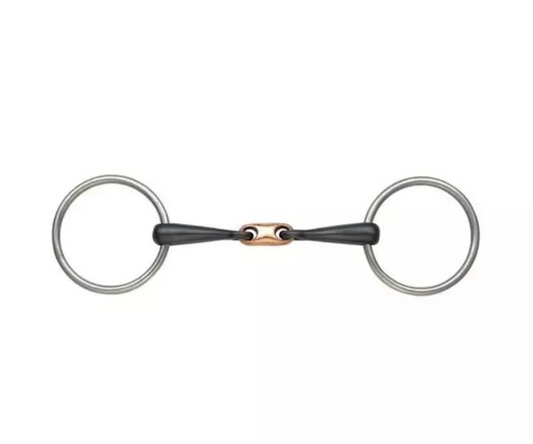 Shires 510 Copper Lozenge Sweet Iron Snaffle