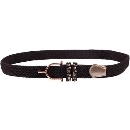 Hkm Elastic Belt Rosegold Glamour Brown/rosegold