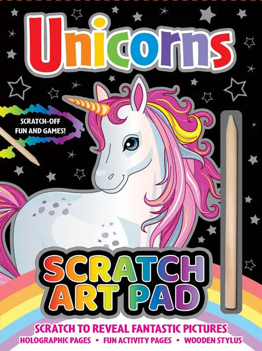 Scratch Art Pad - Unicorn