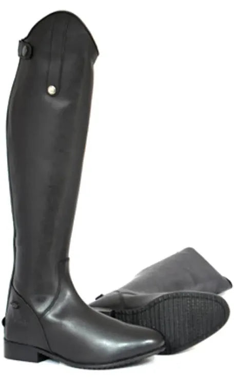 Mark Todd Long Leather Riding Boots Black