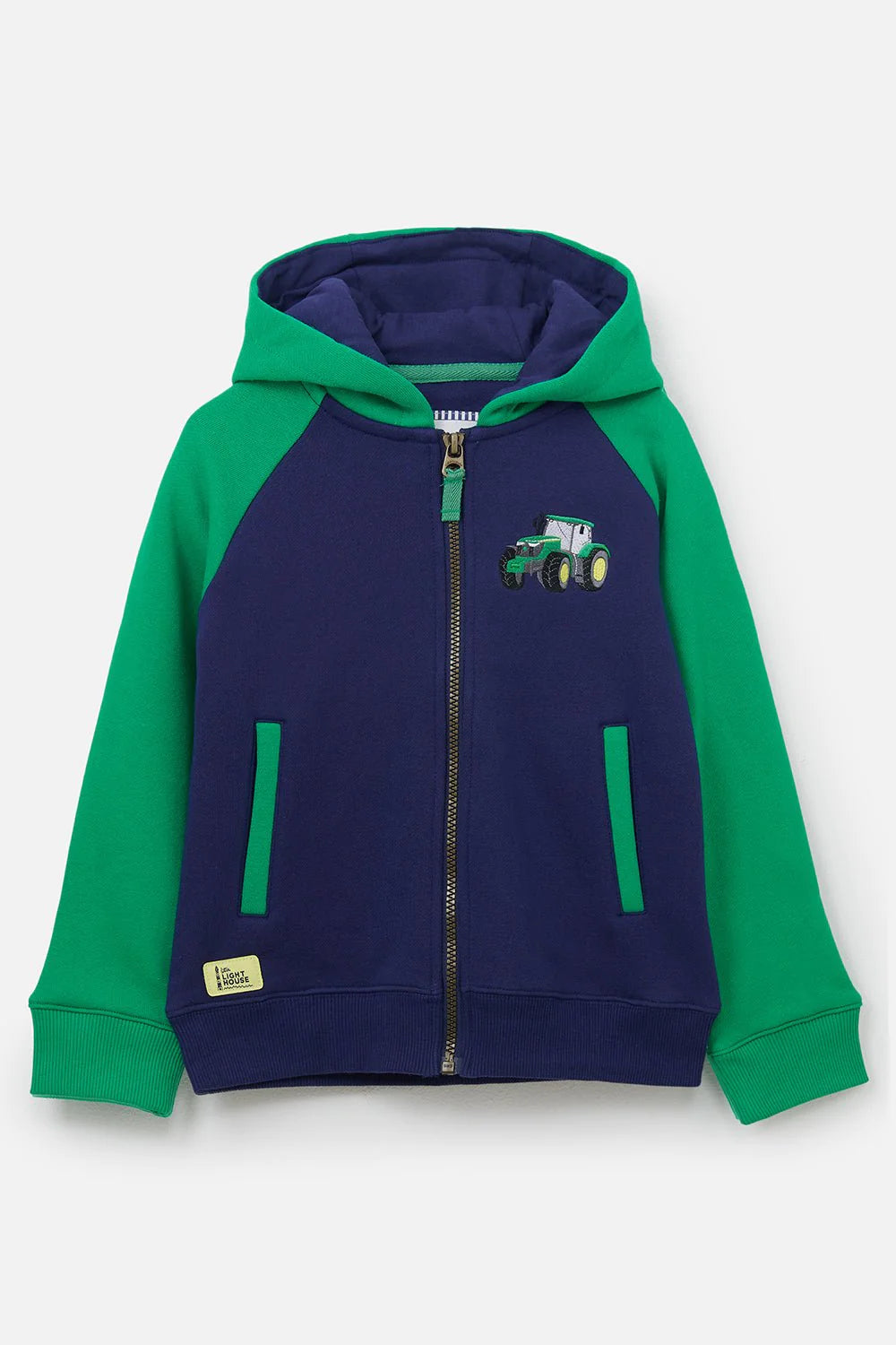 LightHouse Childs Jackson Green Tractor Full Zip