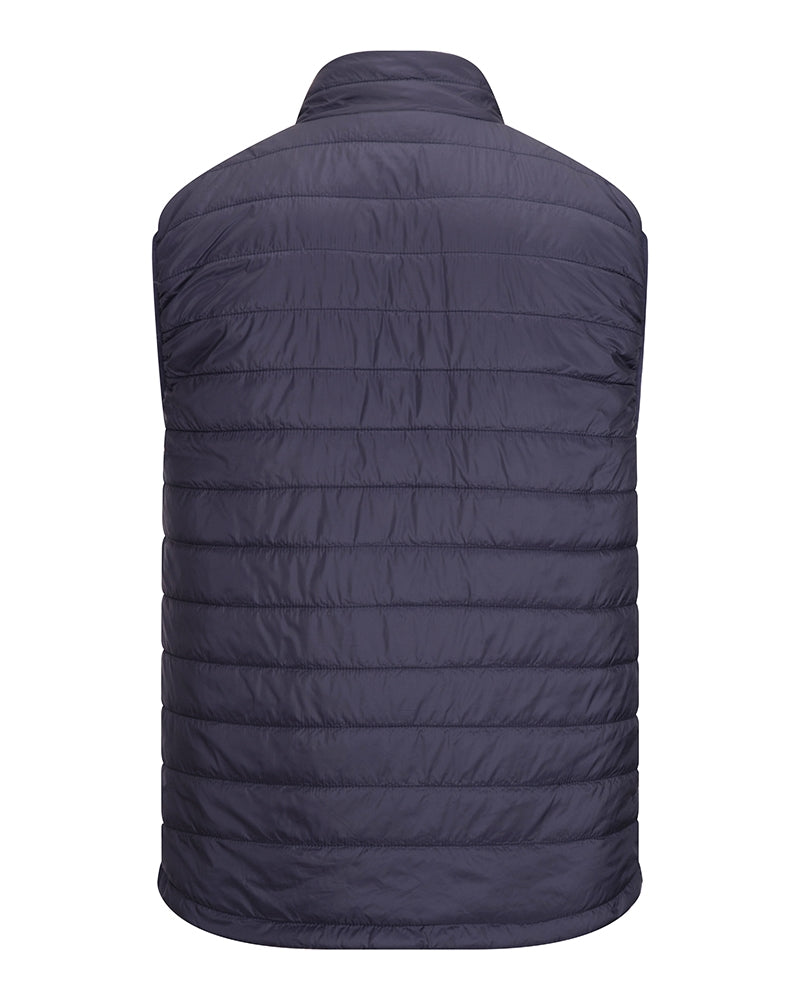 Hoggs Of Fife Kingston Rip-stop Gilet - Navy/merlot