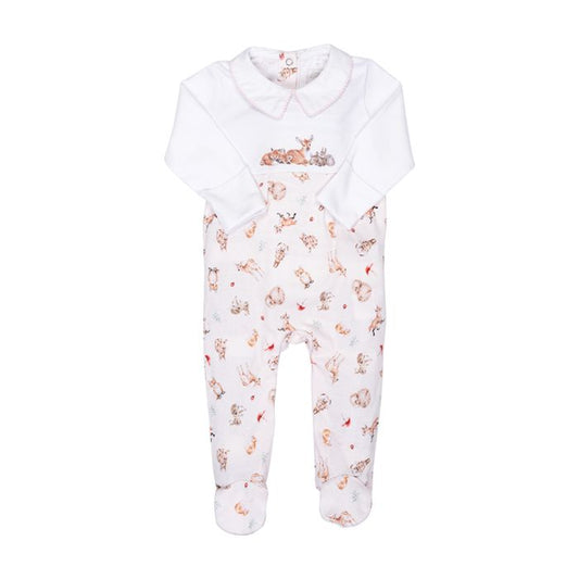 Wrendale Little Forest Placement Print Baby Grow