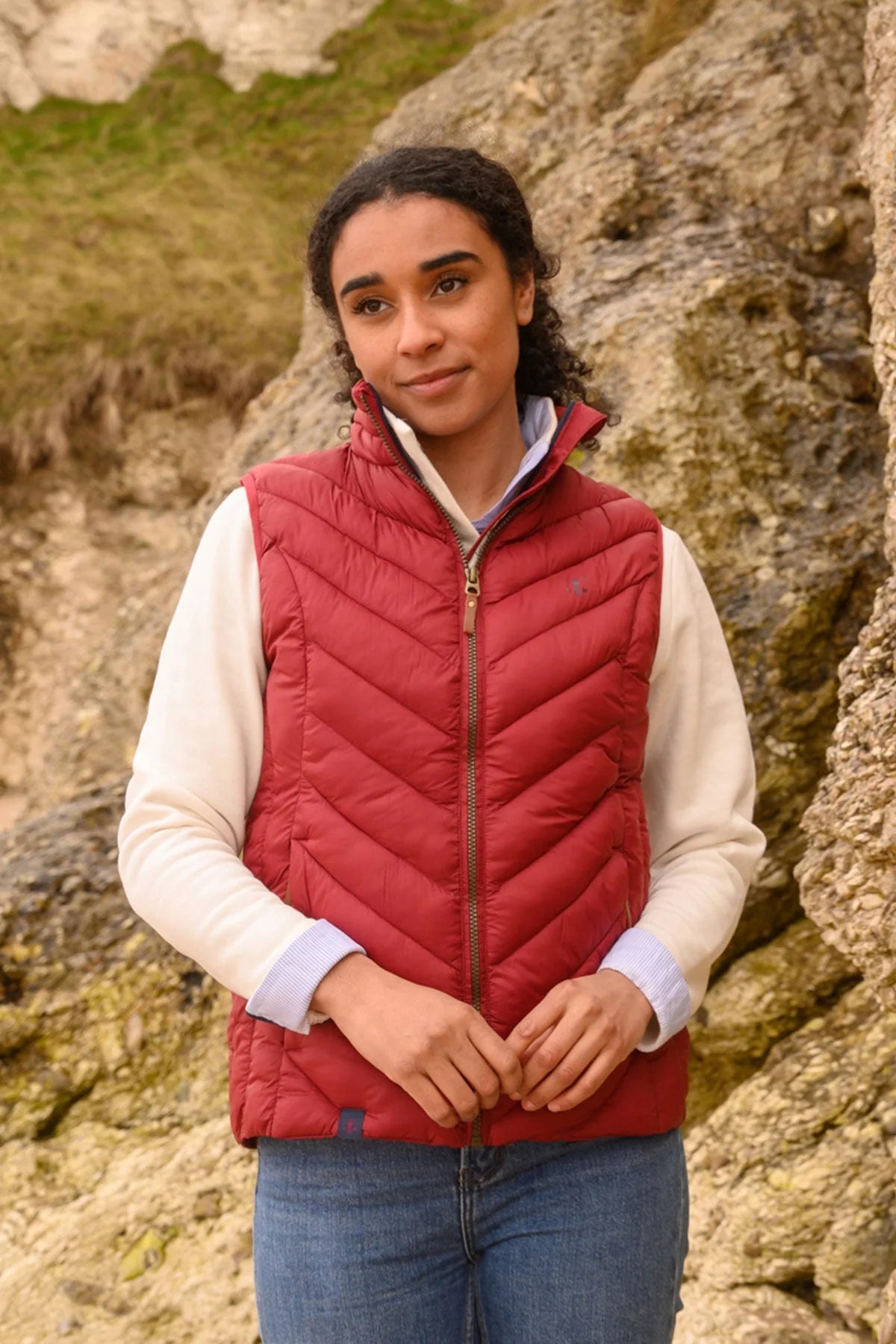 Lighthouse Laurel Maroon Gilet