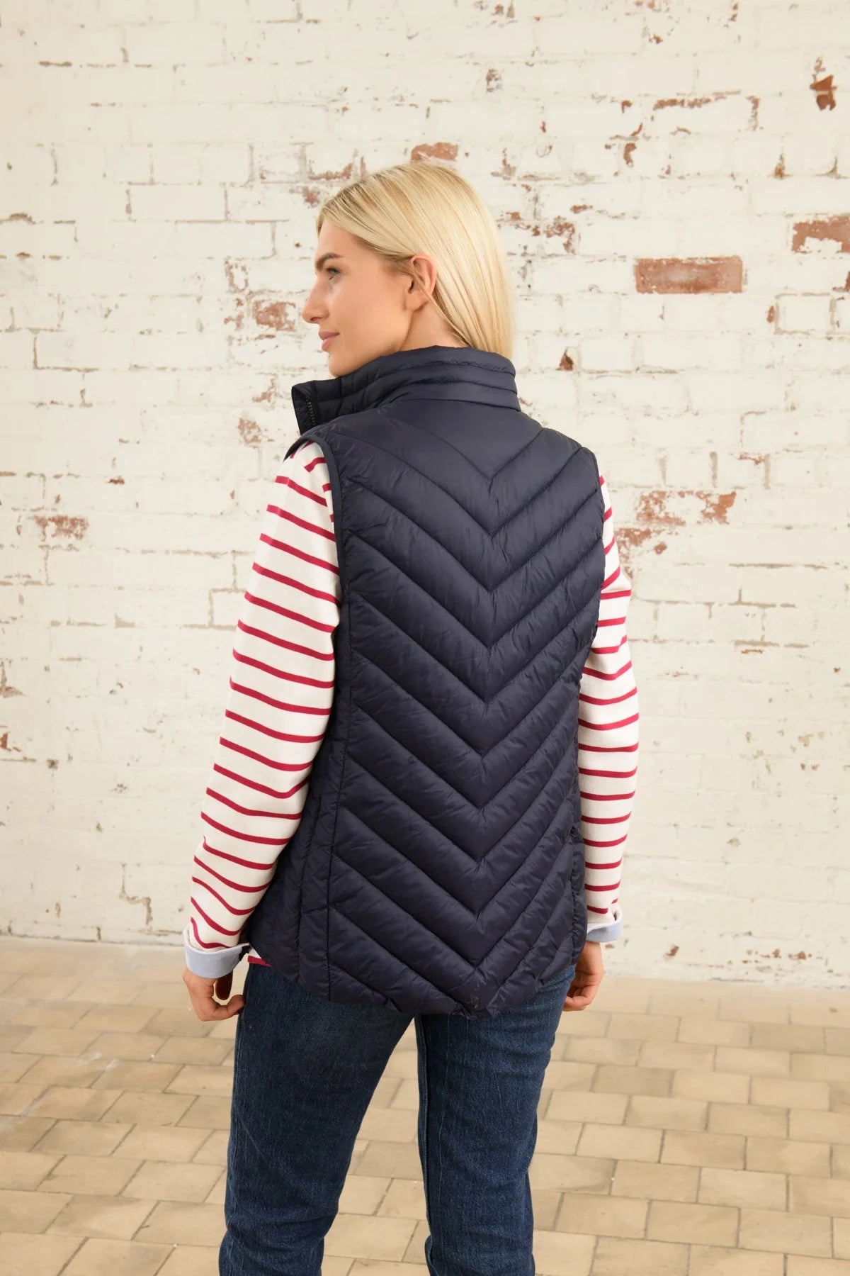 Lighthouse Laurel Navy Gilet