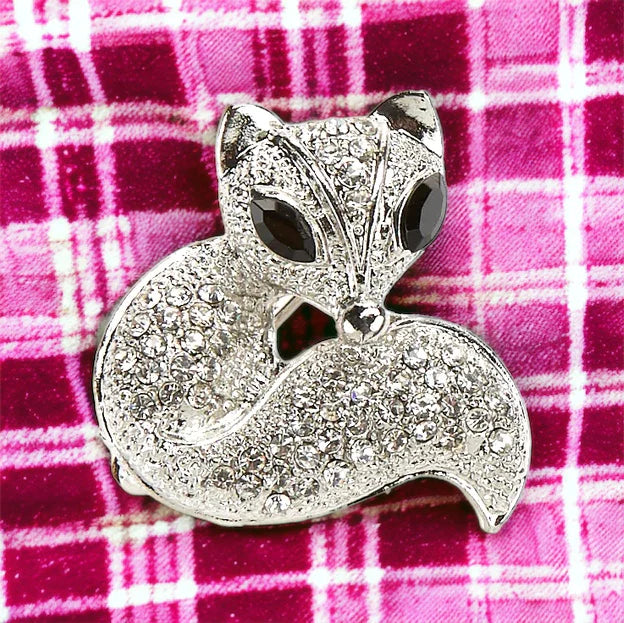 At Home In The County 'Little Fox' Brooch