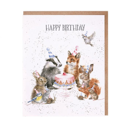 Wrendale 'Woodland Party' Birthday Card