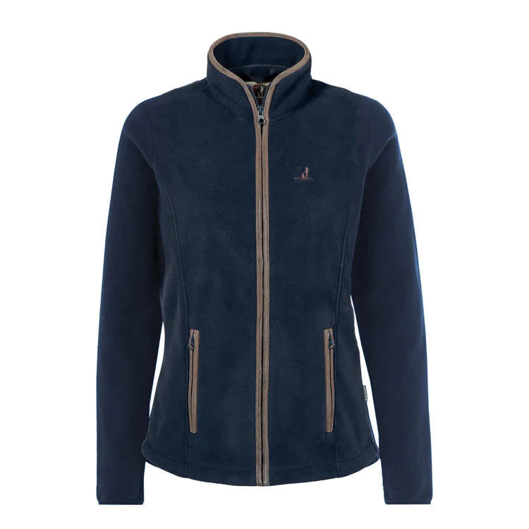 Percussion Ladies Scotland Navy Fleece Jacket