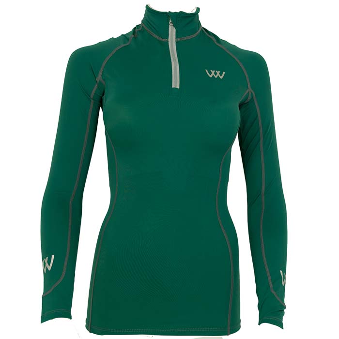 Woof Wear Performance Riding Shirt - British Racing Green