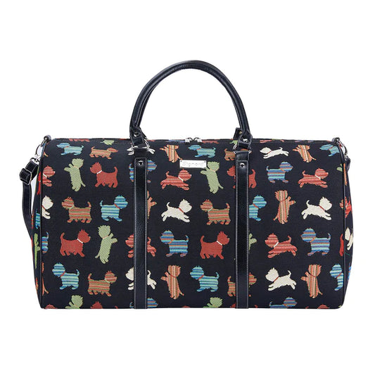 Signare Playful Puppy Big Holdall With Strap