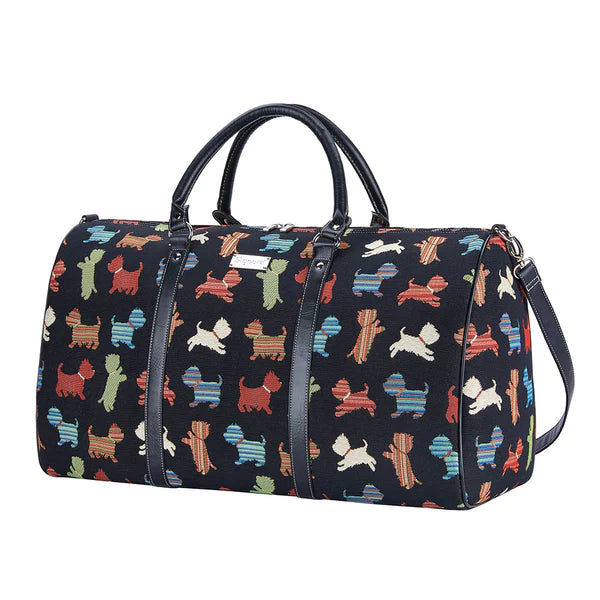 Signare Playful Puppy Big Holdall With Strap