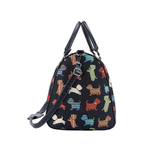 Signare Playful Puppy Big Holdall With Strap