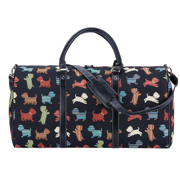 Signare Playful Puppy Big Holdall With Strap