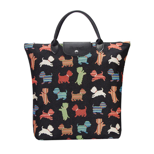 Signare Playful Puppy Foldaway Bag