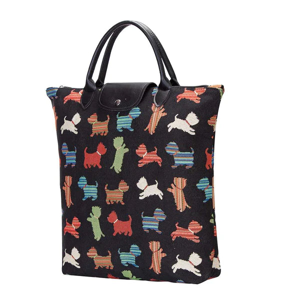 Signare Playful Puppy Foldaway Bag