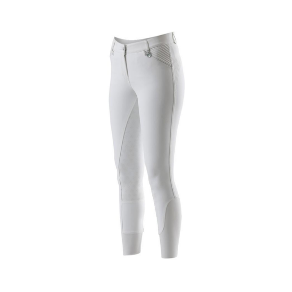 Premier Equine Liviso White Gel Riding Breeches