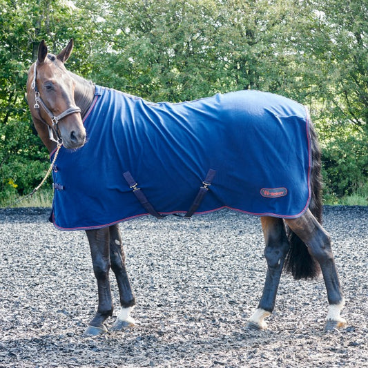 Whitaker Rastrick Reflective Navy Fleece Rug